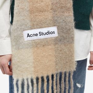 Acne Studios Vally Check Scarf