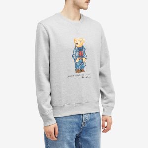 Polo Ralph Lauren Denim Bear Crew Sweatshirt