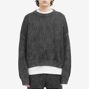 Cole Buxton Acid Wash Knit Sweatshirt