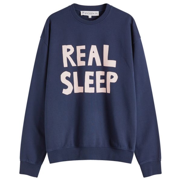 JW Anderson Real Sleep Printed Sweatshirt