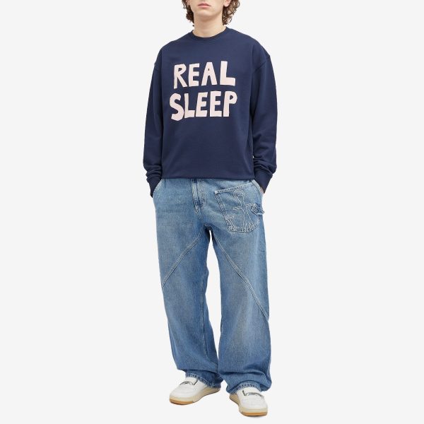 JW Anderson Real Sleep Printed Sweatshirt