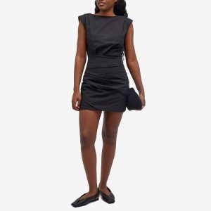 ST. AGNI Bateau Tuck Mini Dress