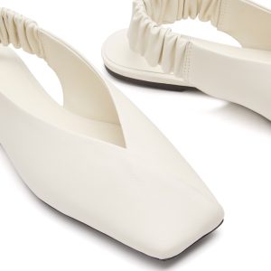 ST. AGNI Envelope Sling Back Flats