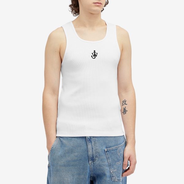 JW Anderson Rib Anchor Embroidery Vest