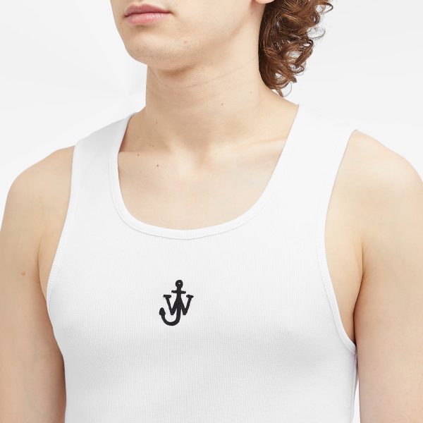 JW Anderson Rib Anchor Embroidery Vest