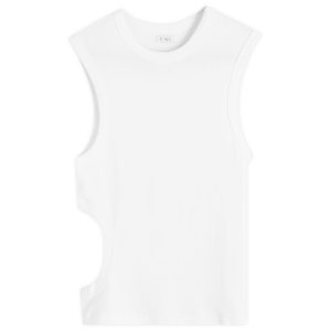 ST. AGNI Organic Cotton Cut Out Tank Top