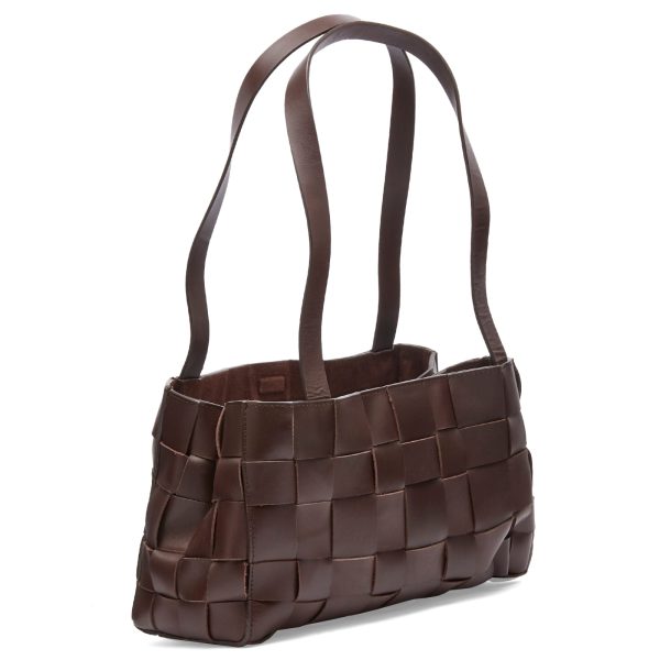ST. AGNI Slim Woven Tote