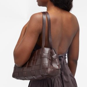 ST. AGNI Slim Woven Tote