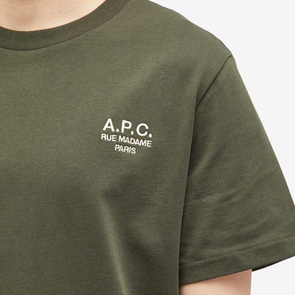 A.P.C. Rue Madame Logo T-Shirt