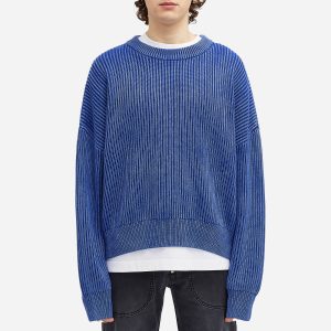 Cole Buxton Acid Wash Knit Sweatshirt