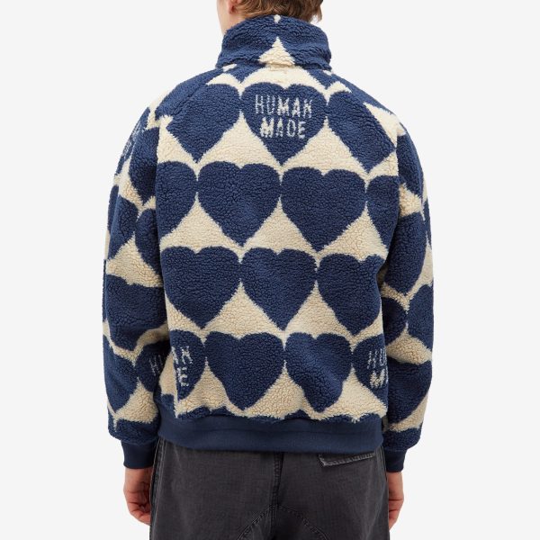 Human Made Heart Fleece Jacket