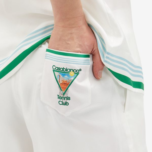 Casablanca Tennis Icon Drawstring Shorts