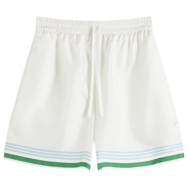 Casablanca Tennis Icon Drawstring Shorts