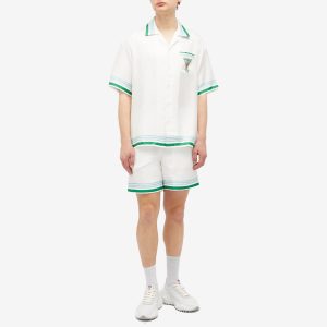 Casablanca Tennis Icon Drawstring Shorts