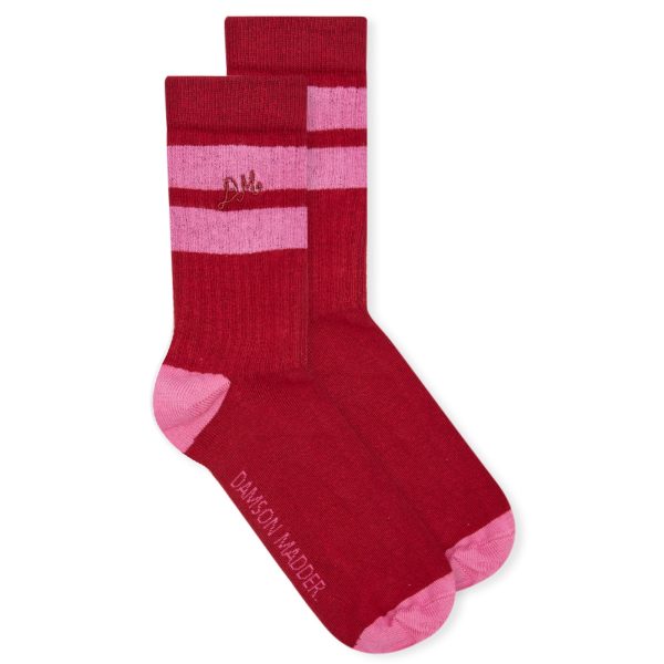 Damson Madder Sporty Socks