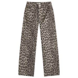 Damson Madder Leopard Drew Cargos