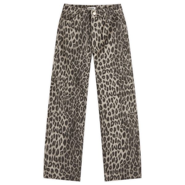 Damson Madder Leopard Drew Cargos