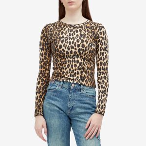 Damson Madder Lua Pointelle Long Sleeve Top