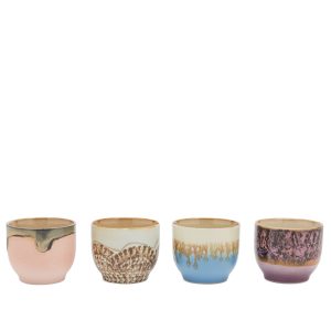 HKLiving Café Cups - Set of 4