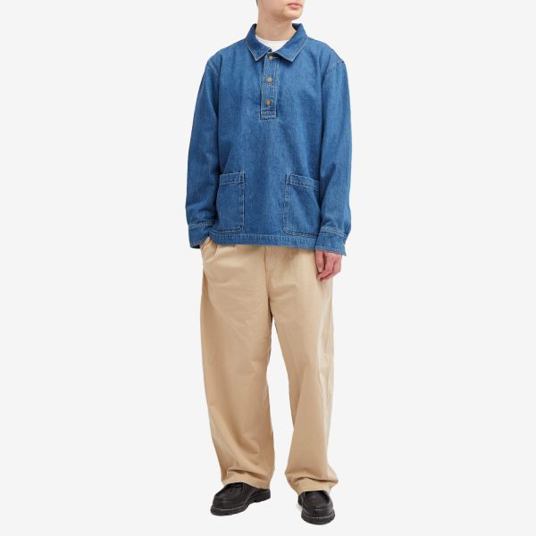 Armor-Lux Denim Popover Jacket