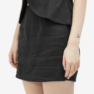 Faithfull The Brand Jane Linen Mini Skirt