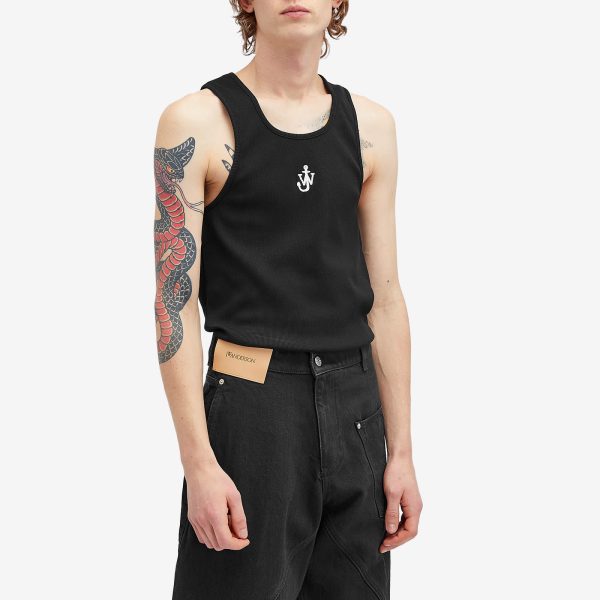 JW Anderson Rib Anchor Embroidery Vest