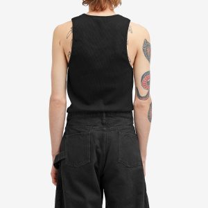 JW Anderson Rib Anchor Embroidery Vest