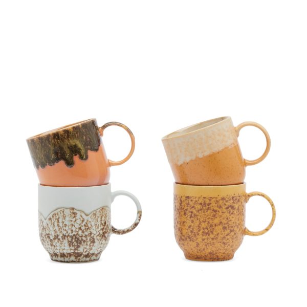 HKLiving Café Mugs - Set of 4