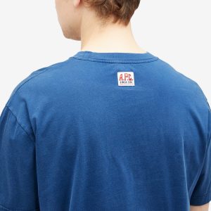 A.P.C. Label H Garment Dyed T-Shirt