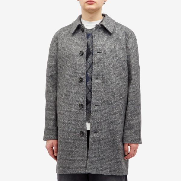 A.P.C. Pete Check Wool Mac