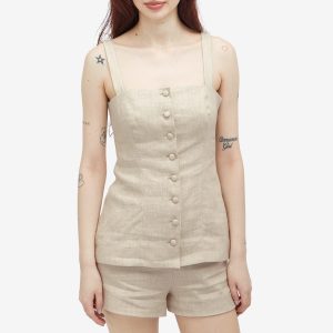 Faithfull The Brand Corbiere Linen Vest