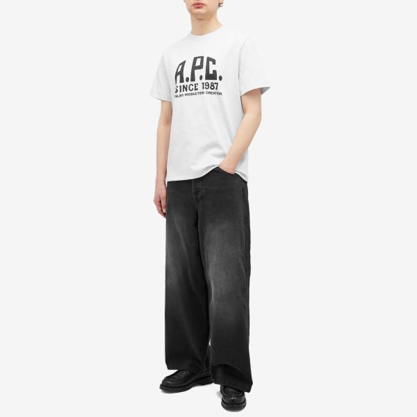 A.P.C. Label Print T-Shirt