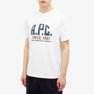 A.P.C. Label Print T-Shirt