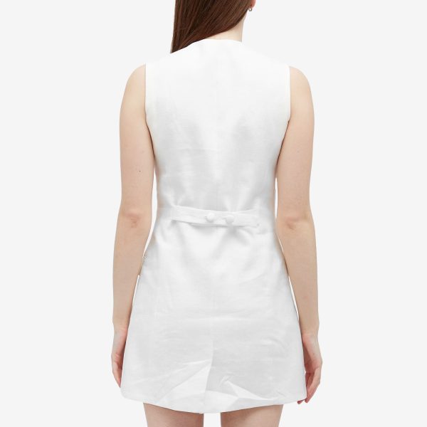 Faithfull The Brand Jane Linen Mini Dress