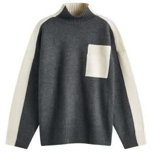 JW Anderson Two Tone Patch Pocket Jumper