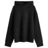 MKI Chunky Rib Knit Hoodie