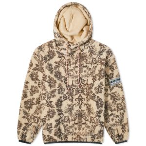 Aries Floral Oversized Fleece Hoodie