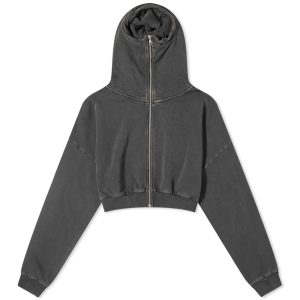 Entire Studios Cropped Full Zip Hoodie