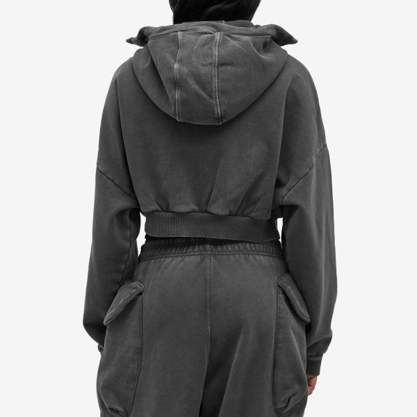 Entire Studios Cropped Full Zip Hoodie