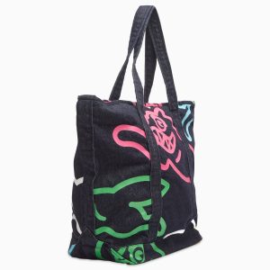 ICECREAM Jumbo Running Dog Tote Bag