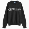 Off-White Big Bookish Chunky Crewneck Knit