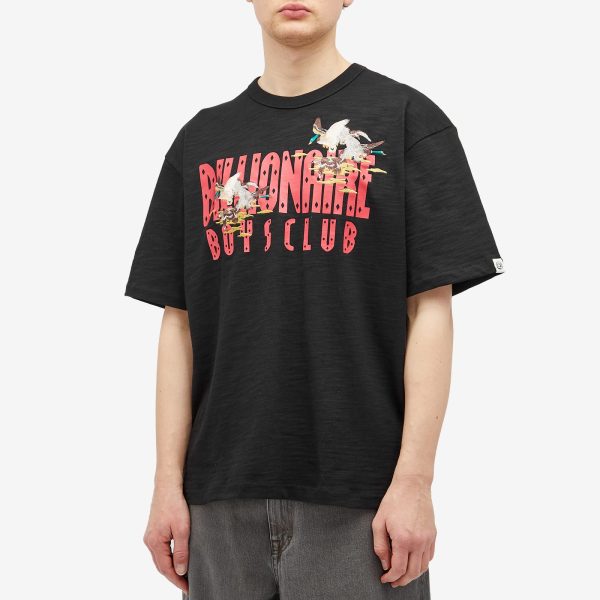 Billionaire Boys Club Duck Embroidered Straight Logo T-Shirt