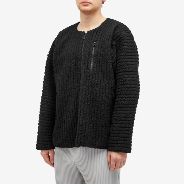 Homme Plissé Issey Miyake Pleated Boa Fleece Jacket