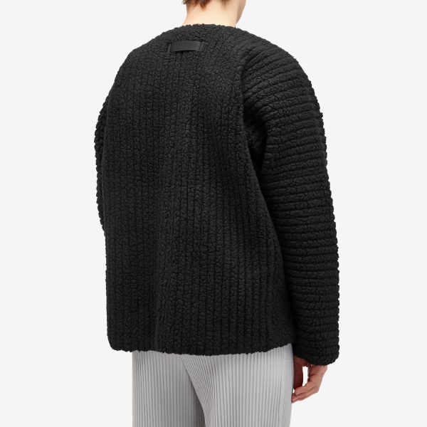 Homme Plissé Issey Miyake Pleated Boa Fleece Jacket