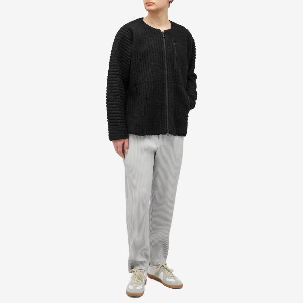 Homme Plissé Issey Miyake Pleated Boa Fleece Jacket