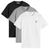 Moncler Lightweight Cotton Jersey Washed T-Shirt (3-Pack)