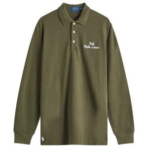 Polo Ralph Lauren Script Logo Long Sleeve Polo