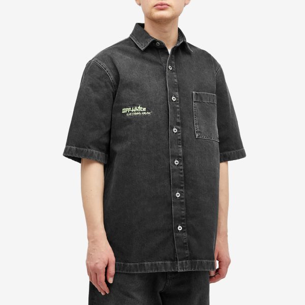 Off-White Off Denim Bowling Shirt