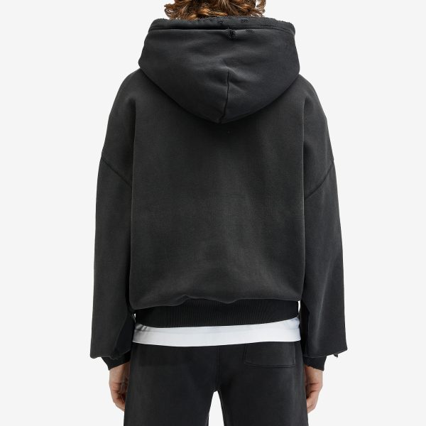 Cole Buxton Distressed Removed Pocket Zip Hoodie