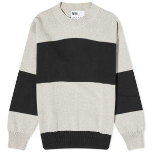 MHL by Margaret Howell Block Stripe Crew Sweat